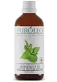 PUROLEO Peppermint Essential Oil 4 Fl Oz/120 ML (Made In Canada) (Large Bottle) 100% Pure Natural Undiluted, for Aromatherapy essential oils for candle making, perfume for women, fragrance oils for candles, diffuser oil, huile essentielle pour diffuseur