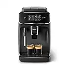 Philips 2200 Series Bean-to-Cup Espresso Machine - Classic Milk Frother, Intuitive Touch Display, Matte Black (EP2220/10)