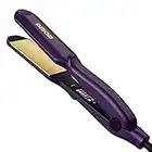 Wide Flat Iron Hair Straightener for Women DSHOW Tourmaline Ceramic Fast Heating Easy Use Wide Straightening Iron for All Hair Types Birthday for Lady Women Mom Wife Her (Purple)