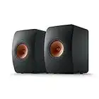 KEF LS50 Meta Altavoz de estantería Carbon Black, Altavoz Monitor | HiFi | Cine en casa | 40-100 vatios