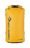 Sea to Summit Big River Dry Bag, Ultra-Durable Roll-Top Dry Storage, 20 Liter, Yellow