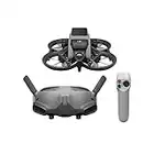 Bundle DJI Avata Pro-View (DJI Goggles 2) - Drone UAV quadricoptère, vue subjective, vidéo stabilisée 4K, FOV 155°, protection d’hélice, transmission HD faible latence, freinage d’urgence