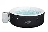 Bestway Lay-Z-Spa Miami Portable 4 Person Spa, Black