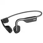 SHOKZ OpenMove Wireless Headphones, [England Athletics Recommended] Bluetooth Bone Conduction Headset with Mic, 6 Hour Playtime & IP55 Waterproof, Sports Headphones for Running Workout Cycling (Grey)