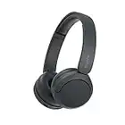 Sony WH-CH520 | Cuffie Wireless, Connessione Multipoint, con Microfono, Fino a 50 ore di durata della batteria con Ricarica rapida - Nero