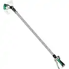 RESTMO 36”-60” (3ft-5ft) Metal Watering Wand, Long Telescopic Tube | 180° Adjustable Ratcheting Head | 7 Spray Patterns | Flow Control, Perfect Garden Hose Sprayer to Water Hanging Baskets, Shrubs