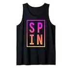 Spinning Class Saying Gym Workout Bike Fitness Spin Gift Tank Top