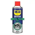 WD-40 Specialist Moto Cire et Polish Aérosol Extrême brillance et longue durée Contient de la cire de Carnauba et de la cire d'abeilles Ne laisse pas de trace 400 ML