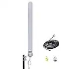 Signalplus Wide-Band WiFi 4G LTE & 5G GSM UMTS CDMA 12dBi Outdoor Omni Directional Cellular Antennas for Routers/Cell Phone Signal Booster Support All USA/Canada Carriers