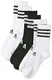 adidas Herren Glam 3-Streifen Socken, Black / White, M