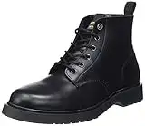 JACK & JONES Herren Jfwhastings Leather Sn Ankle Boot, Anthrazit, 42 EU