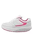 Mapleaf Scarpe basculanti Donna Fitness Scarpe Ginnastica Donna Scarpe Running Scarpe Tennis Dimagranti Donna Jogging Donna Scarpe Camminata Scarpe estive Donna Scarpe Ortopediche Rosa Taglia 40