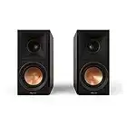 Klipsch Reference Premiere RP-500M II Bookshelf Speaker Pair with Larger 90° x 90° Hybrid Tractrix® Horn, 1” Tweeter, 5.25” Cerametallic Woofers for Room-Filling Home Theater Sound in Ebony