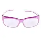 EGSPOWER lead glasses,0.75mm Pb X-Ray Safety Glasses, Purple, 2.4inchx2.4inchx6.4inch