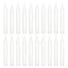 Mega Candles 20 pcs Unscented White Exquisite Mini Taper Candle, 4 Inch Tall x 1/2 Inch Diameter, Supreme Chimes, Enchantment, Rituals, Casting Spells, Witchcraft, Wiccan, Metaphysical