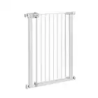 Safety 1st Easy Close Extra Tall Gate, Pressure Fit Safety gate for Toddlers and Dog, 91 cm high, for widths 73-80 cm extendable up to 94 cm with extensions sold separately, in Metal, Colour white