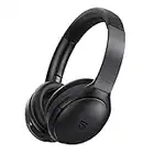 SoundPEATS Bluetooth Headphones, A6 Hybrid Active Noise Cancelling Earphones New Over Ear Headphones, 38 Hours Playtime(ANC Off), USB-C, Foldable Design with Ergonomic Headband, Memory Foam Earcups