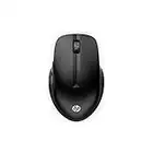 HP 430 Multi-Device Wireless Mouse (Black) - Bluetooth 5.2 & 2.4 GHz USB Receiver Dongle - 4000 DPI Cursor Tracking, 4 Customizable Buttons, 2-Year Battery - Windows, MacOS, Chromebook (3B4Q2AA#ABL)