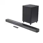 JBL Bar 5.1 Surround Sound Bar - Amazon Exclusive entertainment system, streaming capabilities and subwoofer, compatible with Amazon Alexa, in black