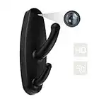 Spy Camera Clothes Hook Mini Hidden Camera 1080P HD Surveillance Camera with Motion Detection Covert Nanny Camera for Baby/Pet, No WiFi Function Indoor Security Camera