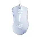 Razer RZ01-03850200-R3M1 Ratón para juegos DeathAdder Essential, Sensor óptico, 6400 DPI, 5 Botones programables, Interruptores mecánicos, Agarres laterales de goma, Color Blanco