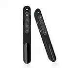 Wireless Presenter, 2.4GHz USB Control Presentation Clicker PPT PowerPoint Remote for Mac, Keynote, Laptop, Google Slides - Support Hyperlink and Volume Control