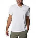 Columbia Men's Hike Polo, White, Large