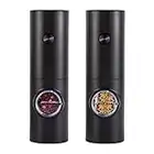 Electric Pepper Grinder,Salt and Pepper Grinder Set,Battery Powered,Pepper Mill,Salt and Pepper Grinder Set Electric,2PCS