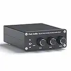 Fosi Audio TB10A Ricevitore amplificatore audio stereo a 2 canali, mini amplificatore Hi-Fi di classe D integrato TPA3116 per altoparlanti 100W x 2, con controllo dei bassi e degli acuti