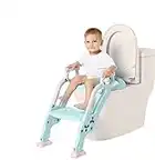 Réducteur de WC Enfant-Siege Toilette Enfant Avec Échelle Marches Antidérapante-Pot Enfant Pliable et Réglable.