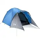 Trail Bracken 2 Man Tent With Porch Waterproof Double Skin with Darkened Bedrooms Lightweight for Camping with Bag