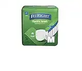 FitRight OptiFit Ultra Adult Briefs, Incontinence Diapers with Tabs, Heavy Absorbency, Medium, 32 to 44", 20 Count
