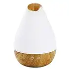 Promed Diffusore di Aromi Al-1300 Ws da 1300 Ml, Umidificatore ad Ultrasuoni da 1, 3 Litri, Umidificatore per Ambienti, Lampada Aromatica Elettrica, Design in Legno con 7 Colori, 16.3 X 28.2 X 16.3 Cm