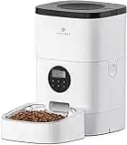 PETLIBRO Cat Feeder Automatic with Timer, Pet Feeder with Desiccant Bag for Dry Food, Programmable Portion Control 1-4 Meals per Day & 10s Voice Recorder for Small/Medium Pets