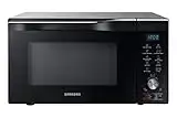 Samsung MC32K7055CT/EC Horno Microondas de Convección con Grill, 32 Litros de Capacidad, Interior Cerámico Enamel, Potencia 900W/1500W/2100W, Tecnología HotBlast y Función Horno hasta 200º C, Negro