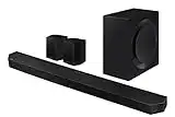 Samsung Q990B Soundbar Speaker (2022) - 11.1.4ch 3D Object Tracking Surround Sound System With Wireless Dolby Atmos DTS:X & Alexa Built-In, Rear Speakers & Subwoofer With Night & Voice Enhancement