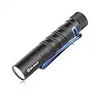 OLIGHT I5T EOS 300 Lumens Small Pocket Flashlight, EDC Flashlight with Tail Switch, Powered by AA Battery for Camping, Hiking, Fishing, IPX8(Black)