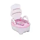 Yqs Vasino per Bambini Vasino Toilet Bowl Formazione Pan Bambini sedili WC Portatile Orinatoio Schienale Carino Pot for Il Bambino Scherza igienici (Color : Pink)