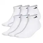 adidas Men's Superlite Low-Cut 6 Pairs SOCK PREPACK, white, Large US