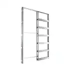 Eclisse Pocket Door Systems Galvanized Steel Frame Kit (2x4 Wall) (32" x 80")