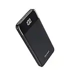 Charmast 10400mAh Power Bank USB C Battery Pack with LED Display Type C Powerbank Portable Charger Compatible with Smartphones Tablets and More