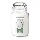 Yankee Candle White Gardenia Scented, Classic 22oz Large Jar Single Wick Candle, Over 110 Hours of Burn Time