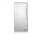 HP Pavilion Desktop, AMD Ryzen 3 5300G Processor, AMD Radeon Graphics, 8 GB RAM, 256 GB SSD, Windows 11 Home (TP01-2009, Natural Silver)