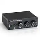 Fosi Audio Q4 Mini Stereo DAC e Amplificatore per Cuffie, 24Bit/192KHz USB/Ottico/Coassiale a RCA/AUX, Convertitore Audio Digitale-analogico per Casa/Desktop Altoparlanti Attivi, Cuffie 3.5mm