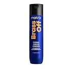 Matrix, Shampoo Professionale Neutralizzante Anti-Arancio per i Capelli Castani con Schiariture, Colore Vivo e Luminoso, Brass Off, 300 ml