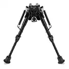 FOCUHUNTER Táctico Bípode 6-9 Pulgadas - Perno Giratorio Bípode Rifle Ajustable Giratorio para Rifle de Aire y Rifle de Francotirador con Sling Mount