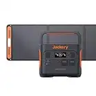 Jackery Solargenerator 2000 PRO, 2160Wh Powerstation mit SolarSaga 200, 2 * 230V/2200W AC-Steckdosen, schnelle Ladung, mobile Stromversorgung für Reise Camping Wohnmobil und als Notstromaggregat