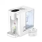 FRIZZLIFE TF900 Instant Hot Water Dispenser Filter, Countertop Water Filter System, 5 Temperatures & 3 Volume Settings, High Temp Safety Lock, Zero Installation, UL Standard Tested, 1 Filter Included