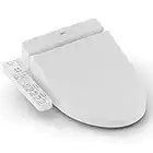 TOTO SW2033R#01 WASHLET C100 Electronic Bidet Toilet Seat with PREMIST, Round, Cotton White-SW2033R, Round, White