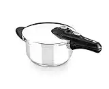 BRA Vitesse - Olla a presión 4 litros, Acero Inoxidable, apto para todo tipo de cocina incluida inducción.